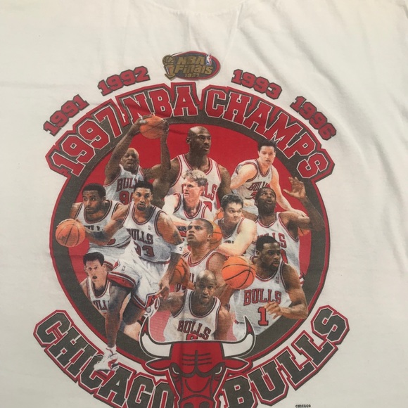 1997 bulls championship shirt